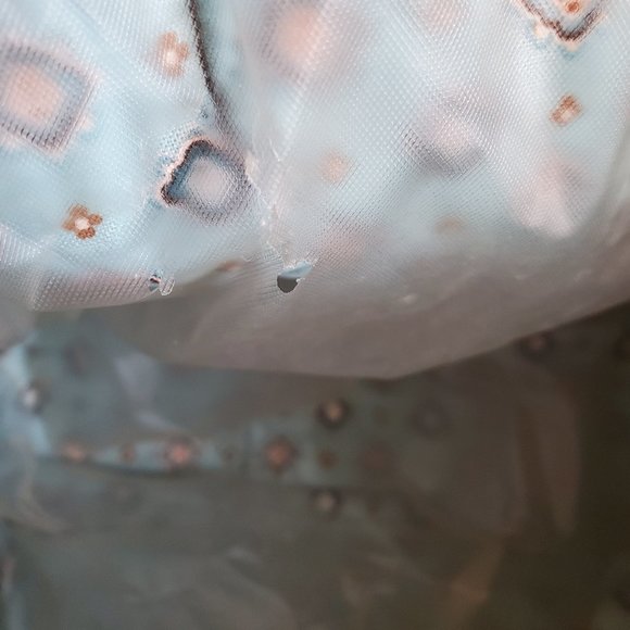 Vera Bradley Navy Wristlet + Cosmetic Makeup Bag - Picture 8 of 8